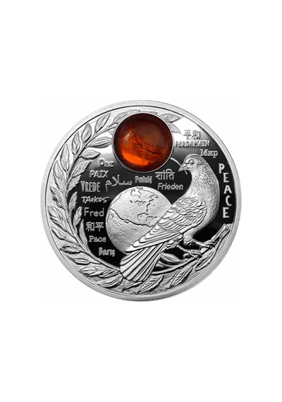 Agakulche Dünya Barışı Gümüş Sikke Coin