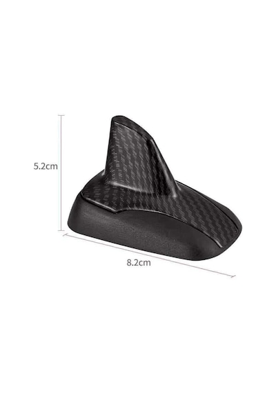 Karbon Fiber Desenli Oto Anten Süs Köpekbalığı Shark Araba Araç Dekoratif Süs Anteni Üniversal Ps-242