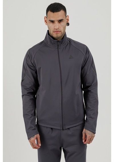 Airlife Power 22 Cr Line Tam Boy Fermuarlı Erkek Dik Yaka Sweatshirt Smoked Füme