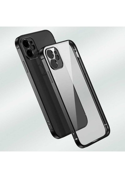 Apple Uyumlu  iPhone 12 Pro Max Kılıf Zore Gbox Renkli Kenar Kılıf