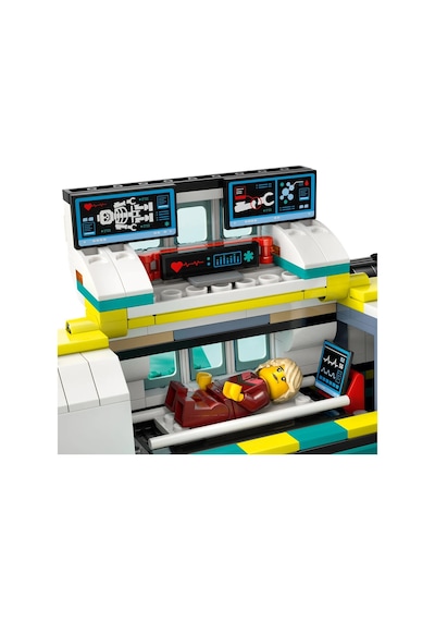 LEGO® City Acil Hava Ambulans Uçağı 60465 - 6 Yaş ve Üzeri Çocuklar için Kar Motosikleti İçeren Yaratıcı Oyuncak Yapım Seti (403 Parça)