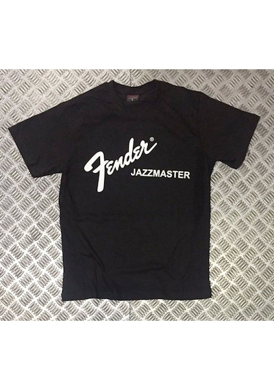 Fender Baskılı Unisex %100 Pamuk Siyah T-shirt SIYAH