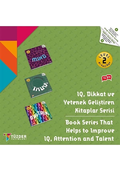 9'Lu Set 8+ Yaş / Iq Dikkat Ve Yetenek Geliştiren Kitaplar Serisi