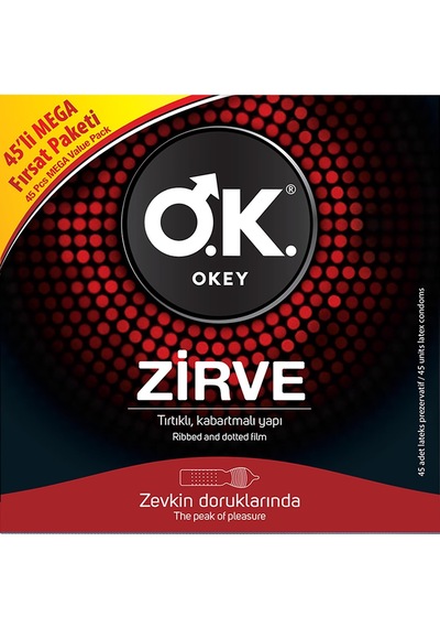 Zirve Prezervatif 45'li