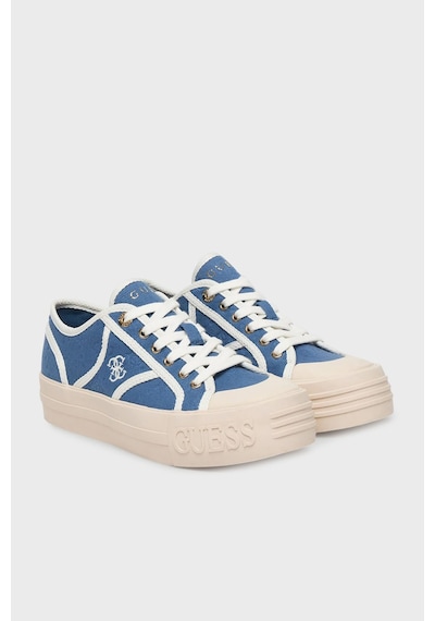 Guess Issah Kadın Sneaker Ayakkabı Flpıssfal12 Mavi