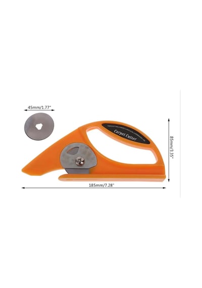 Halı Kenarı Kesim Bıçağı 45mm Yuvarlak Bıçaklı Rulet Kesici