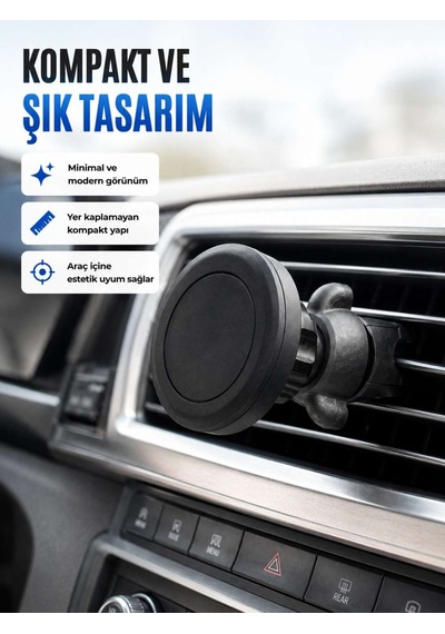 Mıknatıslı Araç İçi Telefon Tutucu Havalandırma Izgarası Telefon Standı 42807253