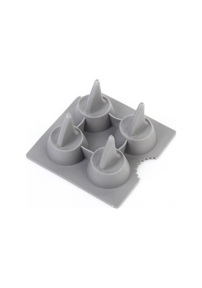 Shark Fin Köpekbalığı Buz Kalıbı Buzdolabı Parti Kadeh Buzluk Çok Renkli