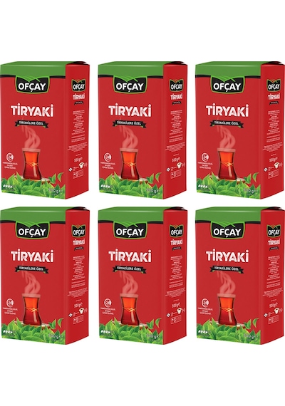 Ofçay Tiryaki Çay 500 Gr X 6 Adet