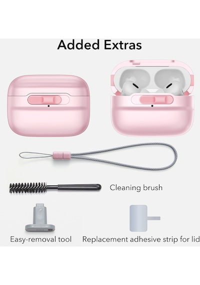 Apple AirPods Uyumlu Pro/pro 2 Halolock Magsafe Pulse Flicklock Kılıf Yeşil Yeşil