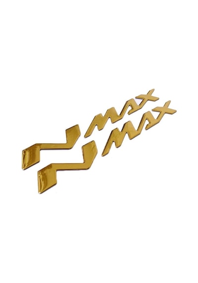 Gear5 Sele Altı Metal Yazı Seti Gold - Yamaha N Max