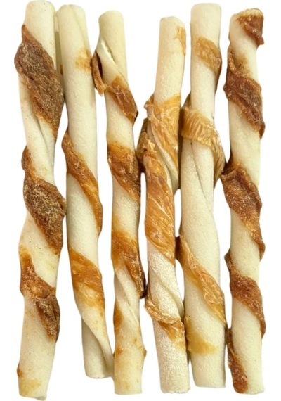 Tavuk Sarma Burgu Çubuk Köpek Ödülü 50gr