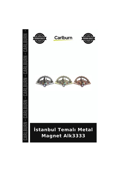 Özel Üretim Hediyelik Hatıra Turistik Dekoratif Koleksiyon İstanbul Temalı Metal Magnet Alk3333