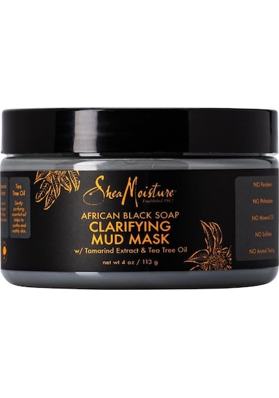 Shea Moisture Afrika Siyah Sabunu Çamur Maskesi 113GR