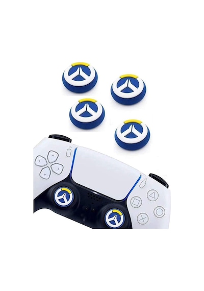 Overwatch Ps5/ps4/ps3/xbox One/one X/one S/series X/series S 3d Analog Silikon Koruyucu -4 Adet Overwatch 4