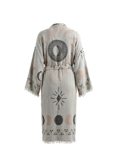 Brandsmiths Grey- Brown Sun Kimono Sarı