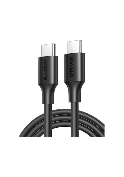 Ugreen 2.0 A Type-c & Type-c Data Ve Şarj Kablosu, 1.5 Metre, Siyah, 50998