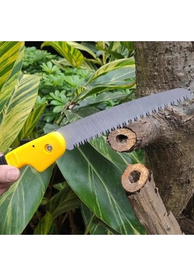 Katlanır Budama Testeresi, 18 Cm Uzunluk Ve Hızlı Kesim