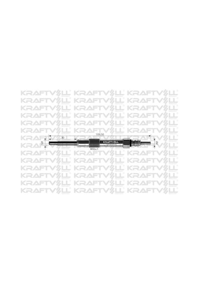 Kraftvoll 05030087 Kızdırma Bujisi 11v Bravo-croma- Doblo-punto-1.9d-1.9jtd 1214064