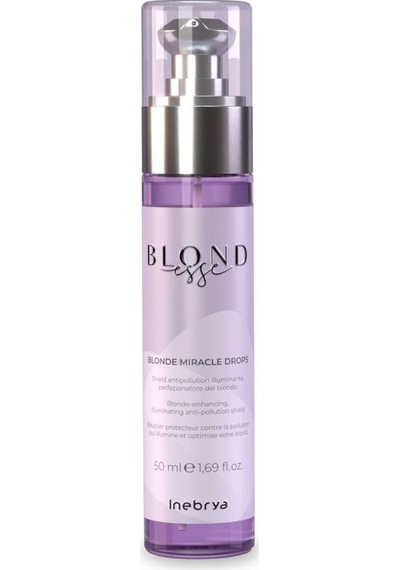 Inebrya Blondesse Blonde Miracle Drops - Sarisinlara Ozel Parlaklik Yagi 50 Ml