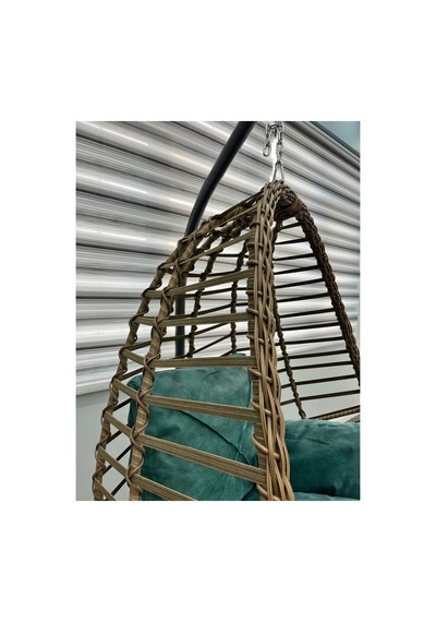 Rattan Tek Kişilik Salıncak Krem Rattan Tek Kişilik Salıncak Krem