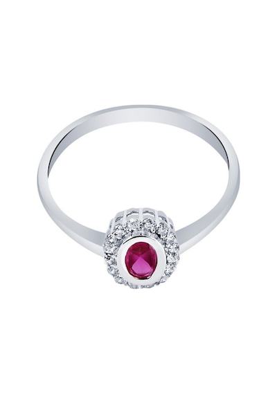Diamond Line - Gülaylar - Altın 14 Ayar Trend Renkli Taşlı Yüzük