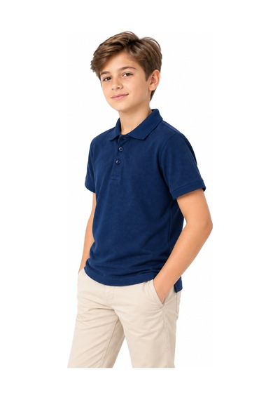Baglan Erkek Lacivert Polo Yaka Tişört 14-17 Bgl-st05696