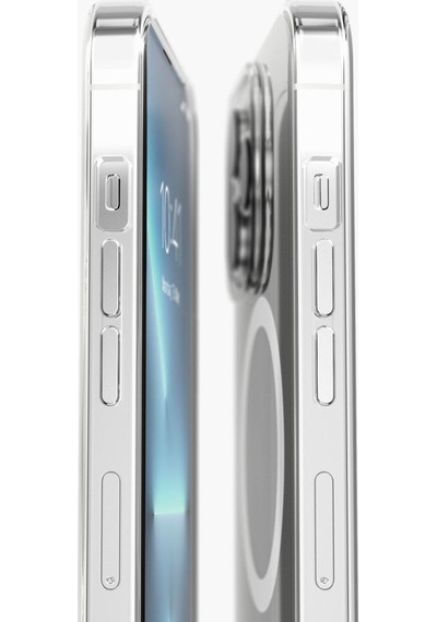 Vonmahlen Secure Transparent Case + Screen Protector Apple iPhone Uyumlu 12 Şeffaf