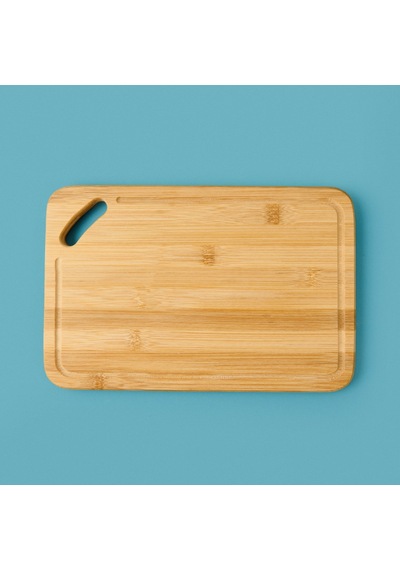 Aroww Bambu Kesme Tahtası - Krem - 22x32 Cm Renkli