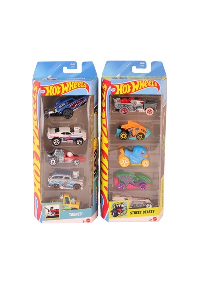 1806 Hot Wheels Beşli Araba Seti Belirtilmemiş