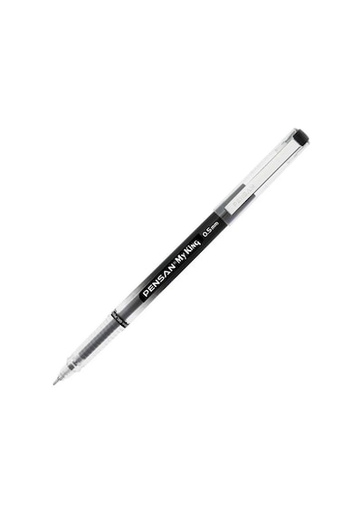 Pensan Tükenmez Kalem Gel Metal Klips Siyah