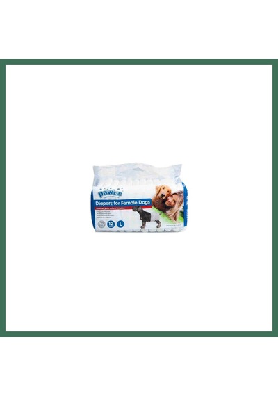 Pawise Köpek Alt Bağlama Pedi Large Siyah 12 Adet Bss