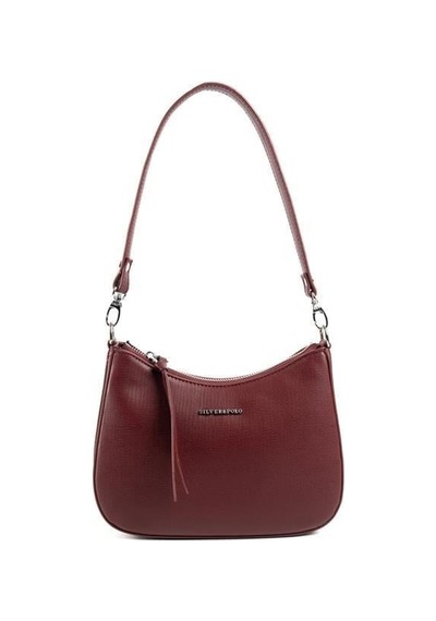 Silver Polo Sp1259 Kadın Omuz Çantası Düz Bordo-bordo