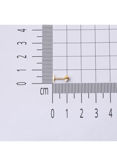 14 Ayar Altın Meta Piercing Tragus Küpe KPHSY14K22495