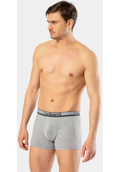 Cacharel Cacharek Erkek 3'Lü Boxer 1337 Beyaz-Gri-Siyah