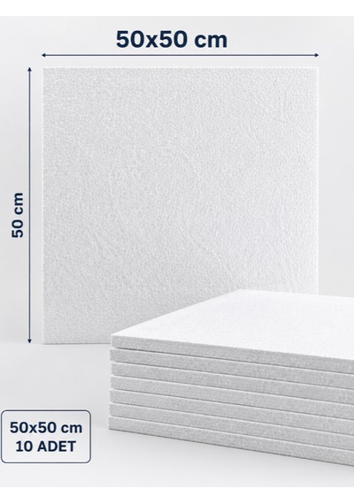 Eps Strafor Köpük Isı Yalıtım Levhası 22 Dns 2 Cm 50x50cm 10 Adet