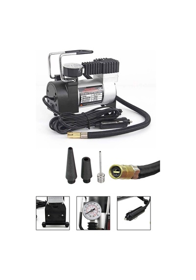 Taşınabilir 150Psi 12V Top Bisiklet Minicar Lastik Şişirme
