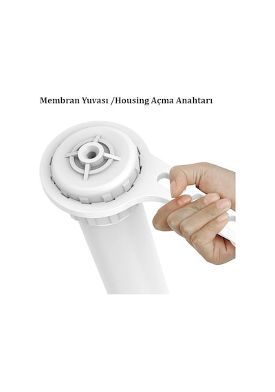 Su Arıtma Cihazı Membran Yuvası Housing Açma Anahtarı