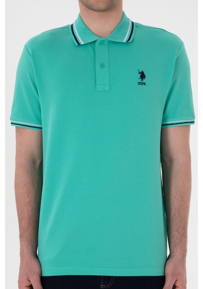 U.S. Polo Assn. Erkek Regular Fit Polo Yaka Mint Basic Tişört 50306011-VR090