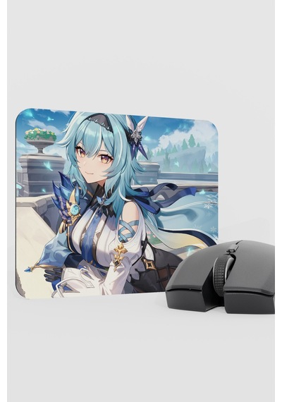 Eula Genshin Impact Anime Gacha V2 - 22x18 Gaming Mouse Pad Fare Altlığı