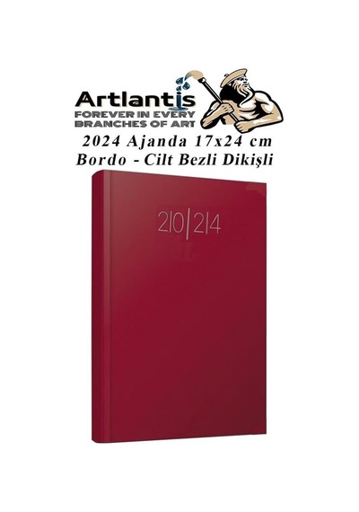 2024 Ajanda 17x24 Cm Çizgili Cilt Bezli Dikişli 1 Adet Günlük Planlayıcı Cilt Bezi Ciltli Ajanda 2024 Ofis Okul B Genel