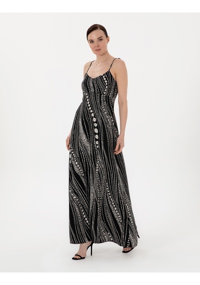 Pierre Cardin Kadın Siyah Elbise Dokuma 50301029-vr046 Siyah