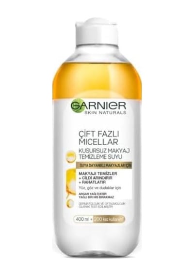 Skin Naturals Çift Fazlı Micellar Kusursuz Makyaj Temizleme Suyu 400 Ml