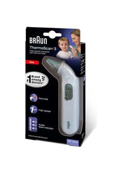 Braun İrt 3030 Ateş Ölçer Thermoscan Kulaktan Ateş Ölçer