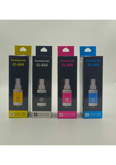 Epson Uyumlu T664 70ml Uyumlu Kartuş Set