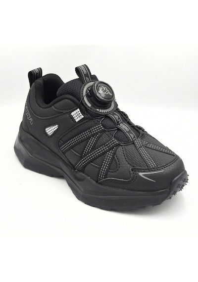 Kappa Kp-4060f Siyah Erkek Çocuk Makara Bağcıklı Sneaker Spor Ayakkabı