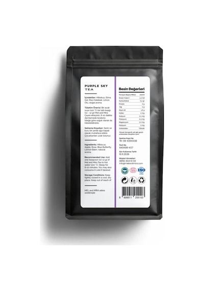 Special Purple Sky Tea 50g, Özel Karışım Mor Kelebek Çayı