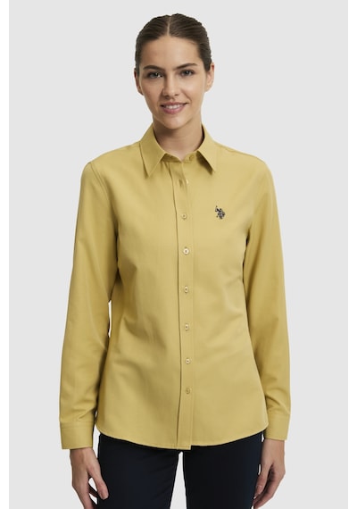 U.S. Polo Assn. U.s. Polo Assn. Kadın Gömlek Basic 50324791-vr235 Yag Yesılı