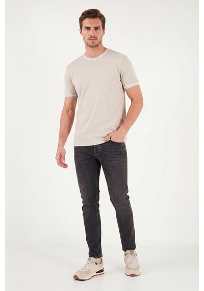 Buratti Pamuklu Slim Fit Düşük Bel Jeans Erkek Kot Pantolon 1135c87napolı Siyah