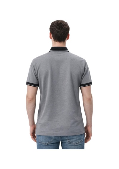Arma Ar-ma Erkek Polo Yaka Tişört Baskisiz Basic Örme Kumaş Regular Fit %100 Pamuk 30/1 Çift Toplama Penye Pike Y31374358702 Gri-g3